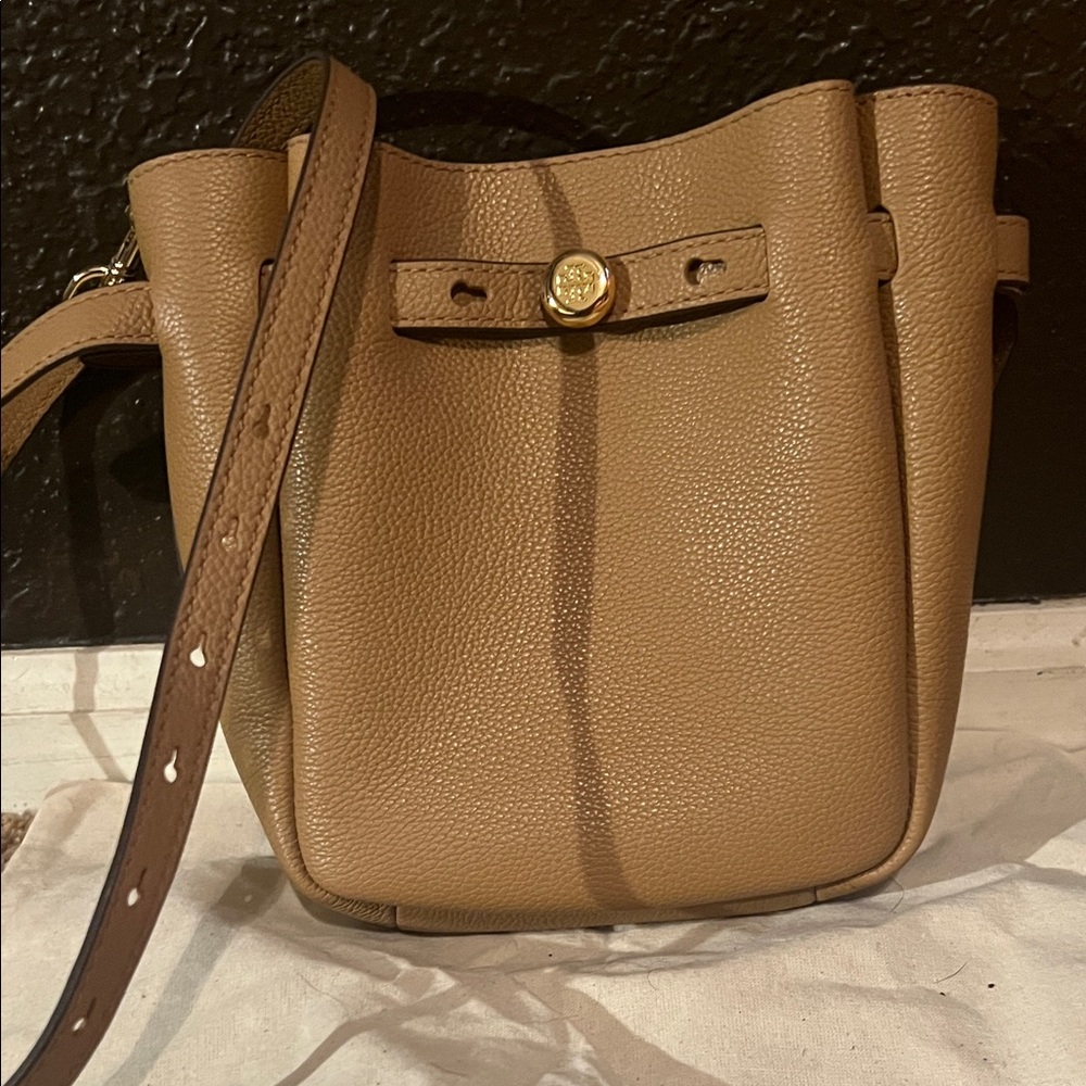 Tory Burch Tan Leather Crossbody Bag